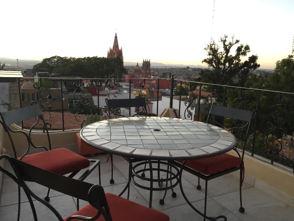 Balkón nebo terasa v ubytování Casa del Tio Hotel Boutique