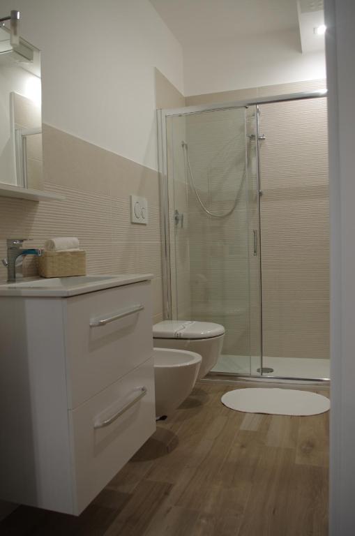 Koupelna v ubytování B&B Il più bello dei mari
