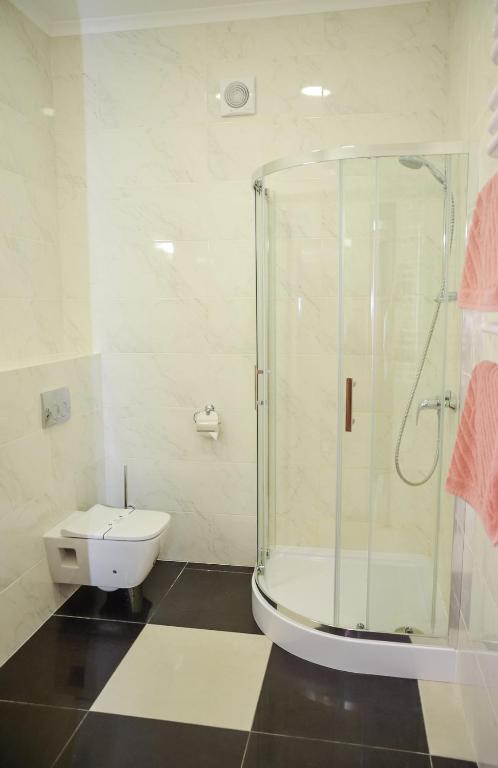 Koupelna v ubytování Nashe Misto Guest House