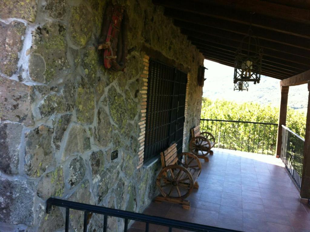 Balkón alebo terasa v ubytovaní Casa Rural Apartamento Las Malpicas