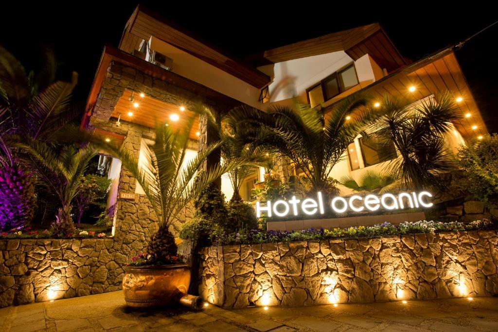 O edifício onde o hotel está situado