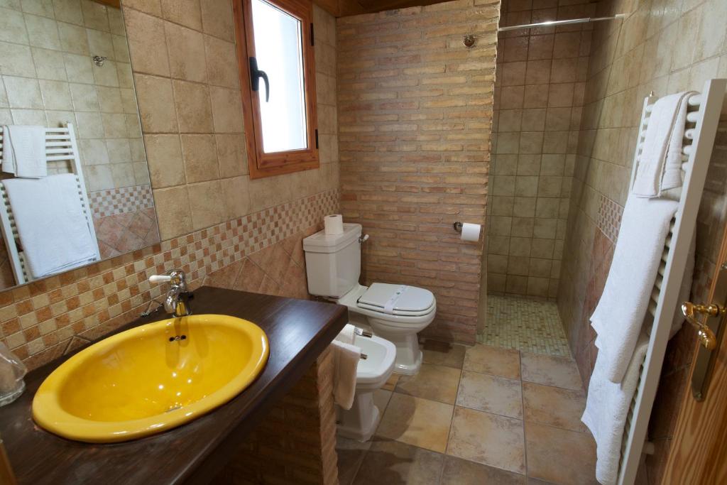 Koupelna v ubytování Hotel Posada Guadalupe