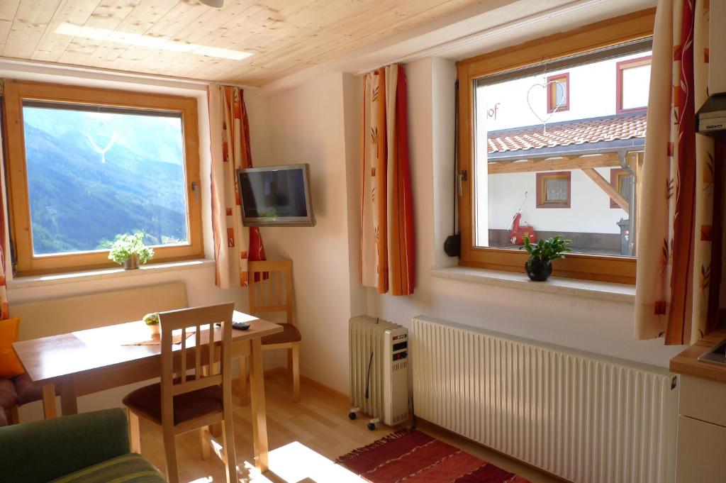 TV a/nebo společenská místnost v ubytování Single Apartment Martlerhof