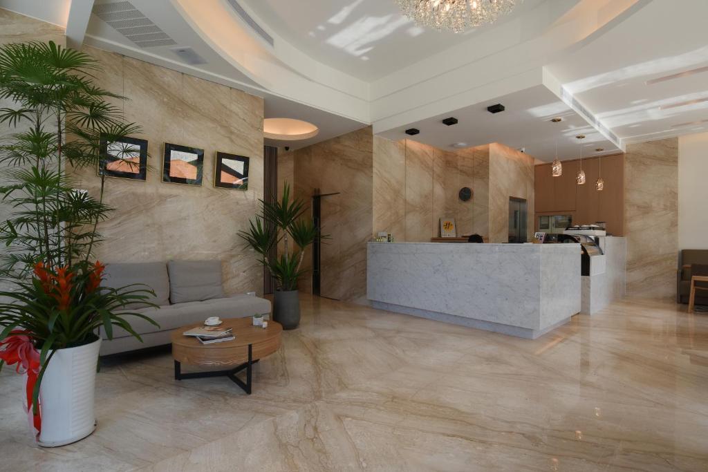 Vstupní hala nebo recepce v ubytování Hsing Fu Hot Spring Hotel