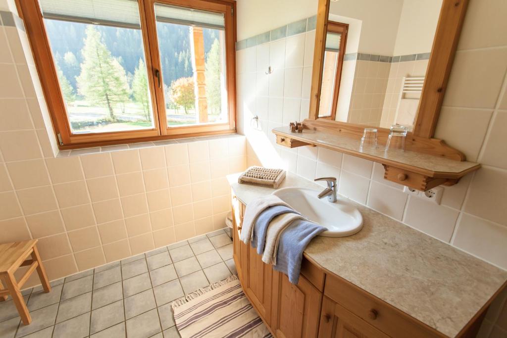 Kúpeľňa v ubytovaní Biohof Seidl