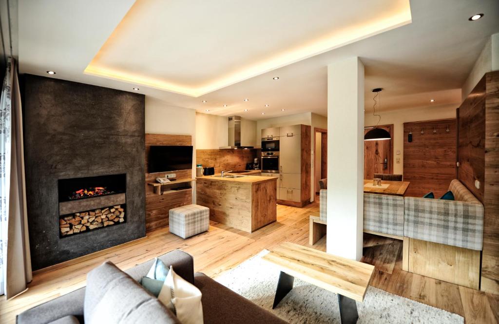 Posezení v ubytování Hotel Dorfstadl