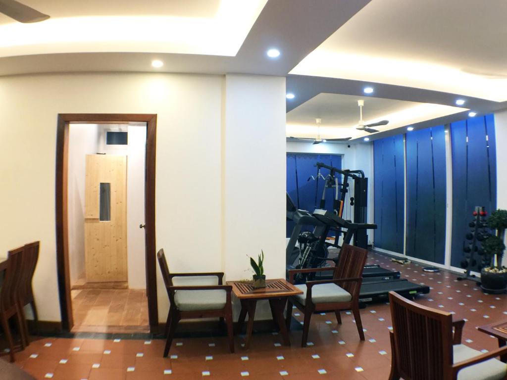 Fitness centrum a/nebo fitness zařízení v ubytování Zita Angkor Hotel