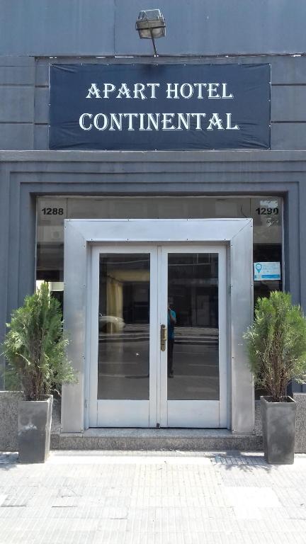 a entrance to avent hotel continental with a door at Aparthotel Continental in San Miguel de Tucumán
