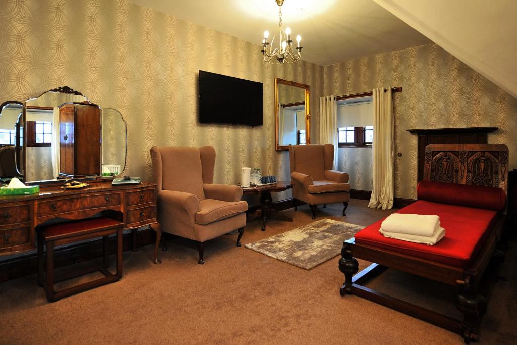 A television and/or entertainment centre at St Michaels Guest House