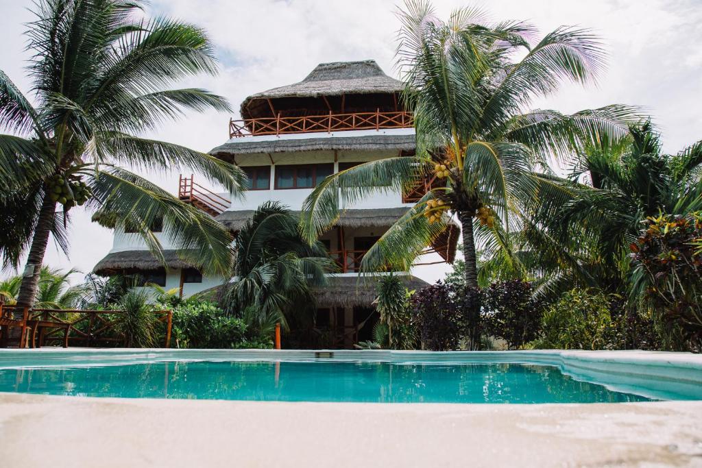 Bazén v ubytování Ensueño Holbox & Beach Club nebo v jeho okolí