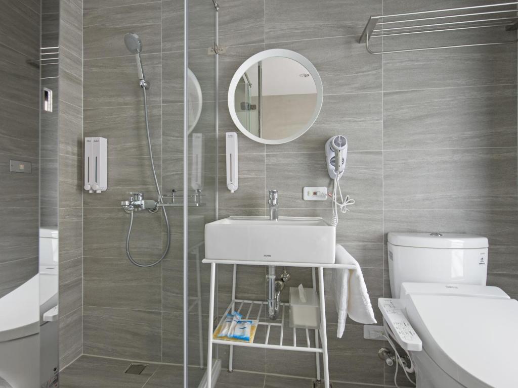 Vannituba majutusasutuses OX Suites