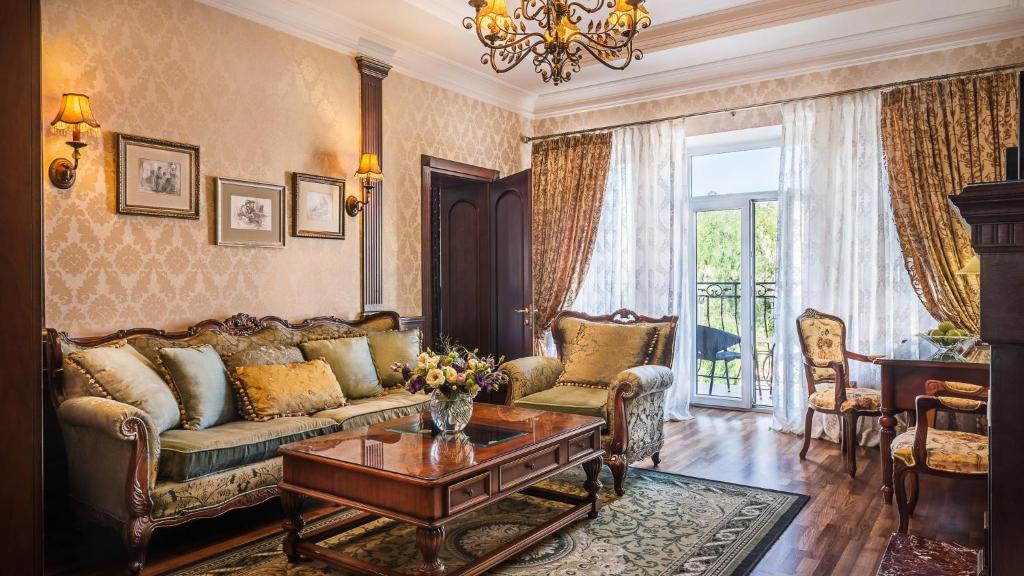 Posezení v ubytování Frederic Koklen Boutique Hotel