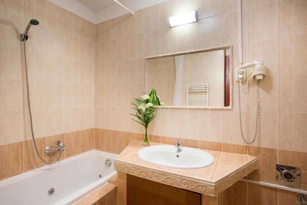 Koupelna v ubytování Baross City Hotel - Budapest