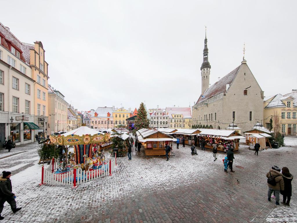 Harju Old Town Apartment v zimě