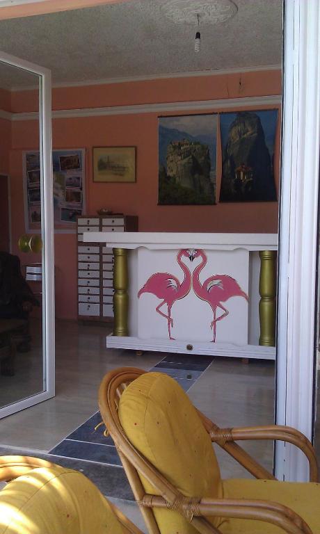 Posezení v ubytování Flamingo Apartments Moraitika Corfu