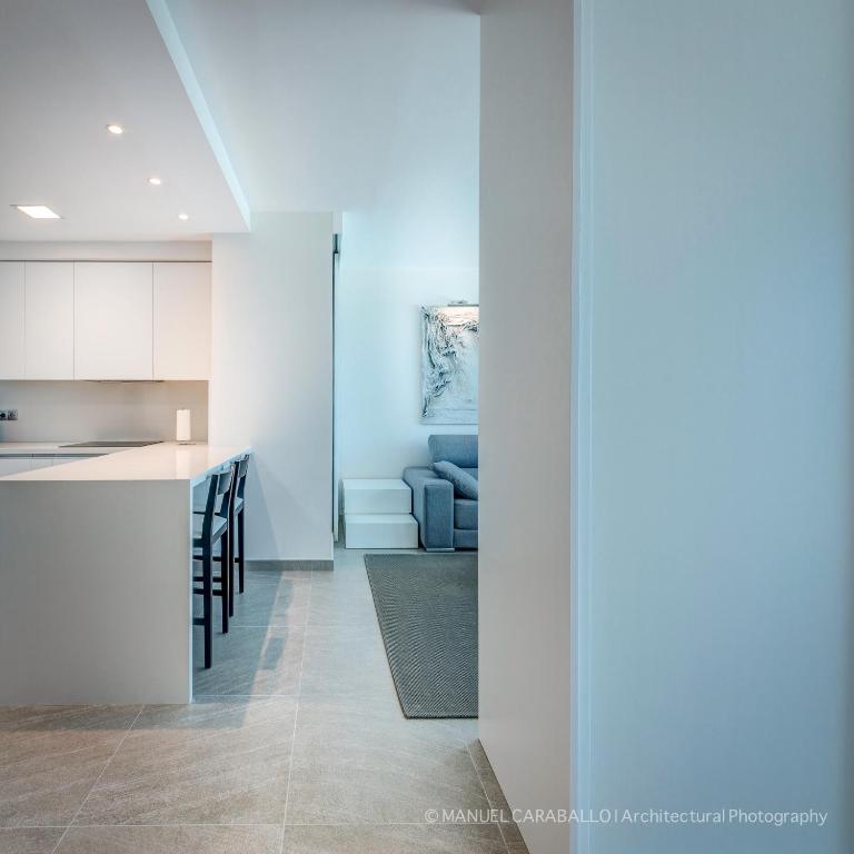 A kitchen or kitchenette at Penthouse Over The Sea