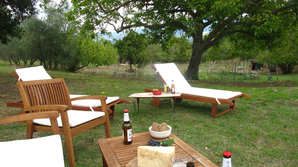 Zahrada ubytování Borgo San Michele Incisa Tuscany