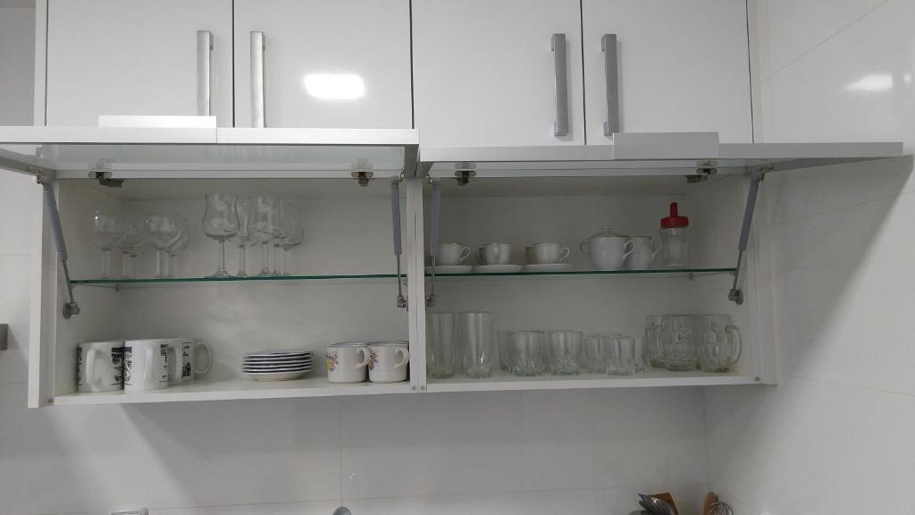 Kuchyň nebo kuchyňský kout v ubytování San Anton Centro Apartment