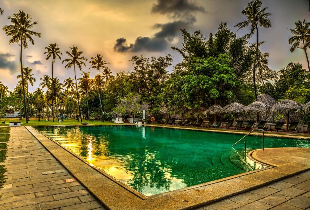 Bazén v ubytování Marari Beach Resort Alleppey - A CGH Earth Experience nebo v jeho okolí