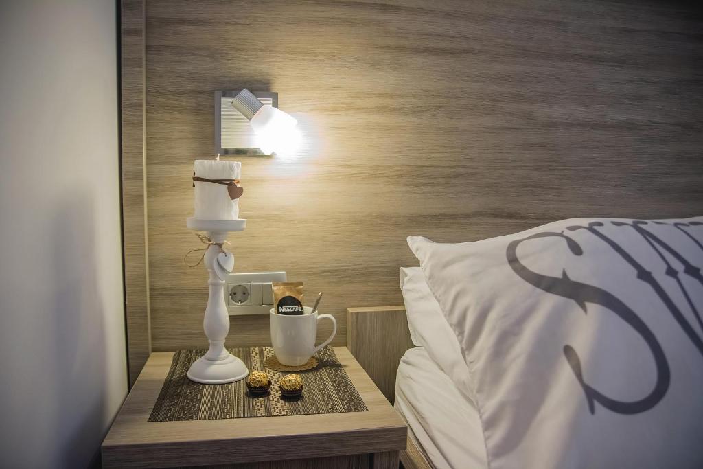 Łóżko lub łóżka w pokoju w obiekcie Holiday Center Ivona