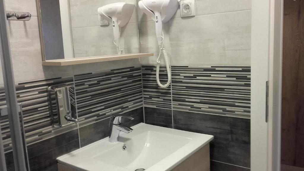Koupelna v ubytování Guesthouse Nikolić
