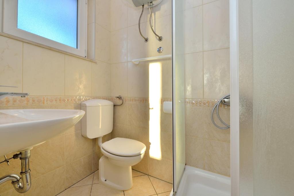 Koupelna v ubytování Villa Jurac