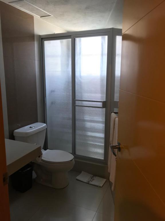Koupelna v ubytování Palacio Rojo Hotel Familiar