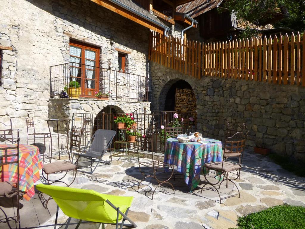 Patio nebo venkovní prostory v ubytování B&B Fontbriand