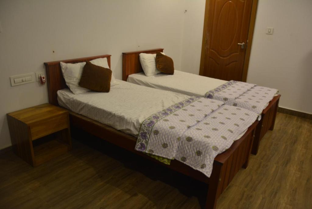 Postel nebo postele na pokoji v ubytování White Shell Beach House