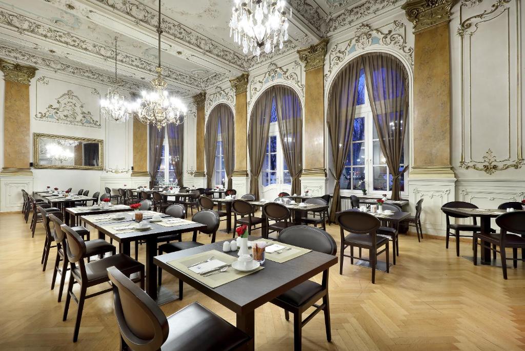 Restaurace v ubytování Eurostars Park Hotel Maximilian