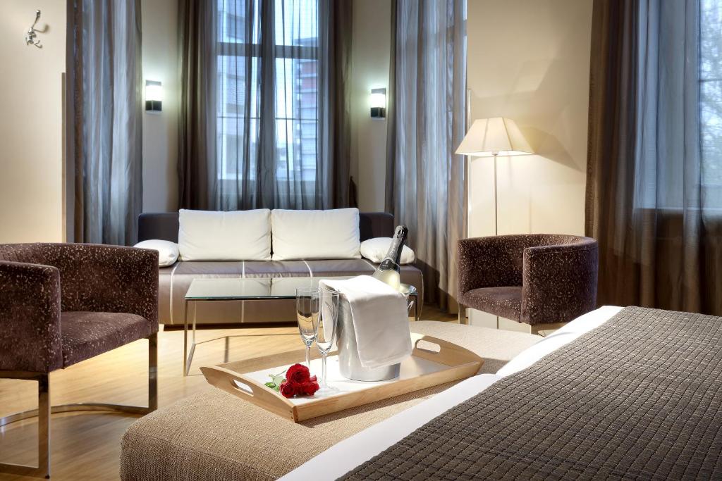Posezení v ubytování Eurostars Park Hotel Maximilian