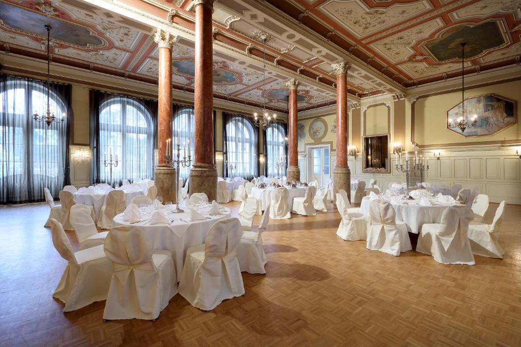 Restaurace v ubytování Eurostars Park Hotel Maximilian