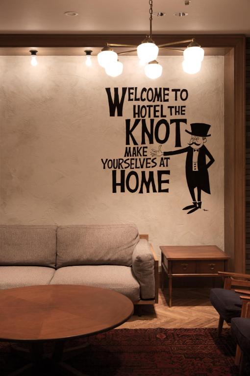 Postel nebo postele na pokoji v ubytování Hotel The Knot Yokohama