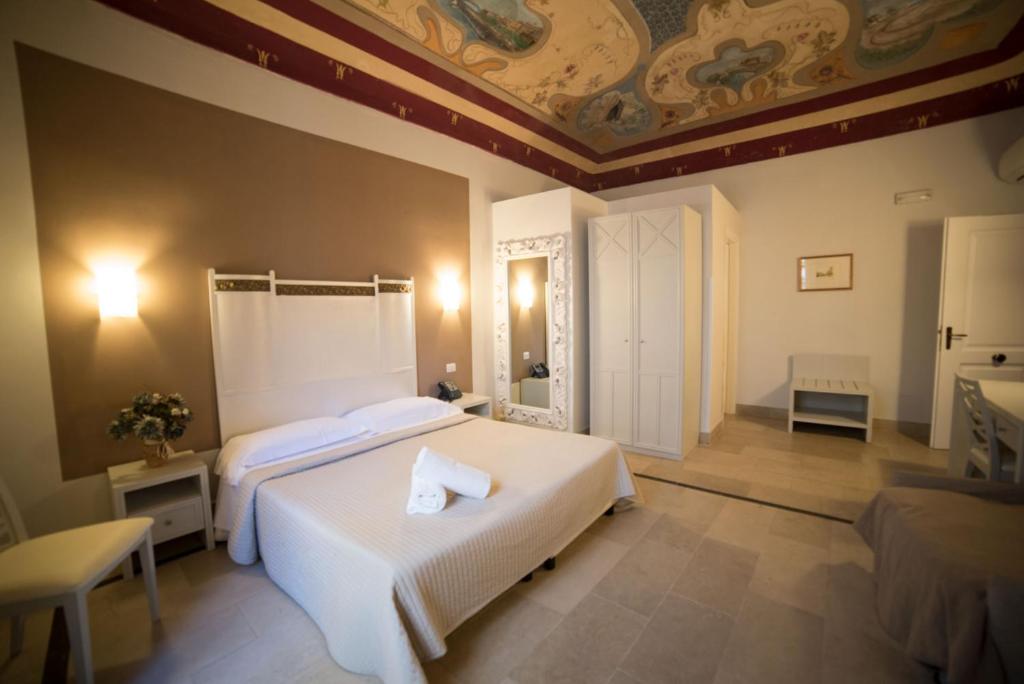 Postel nebo postele na pokoji v ubytování Hotel Gargallo
