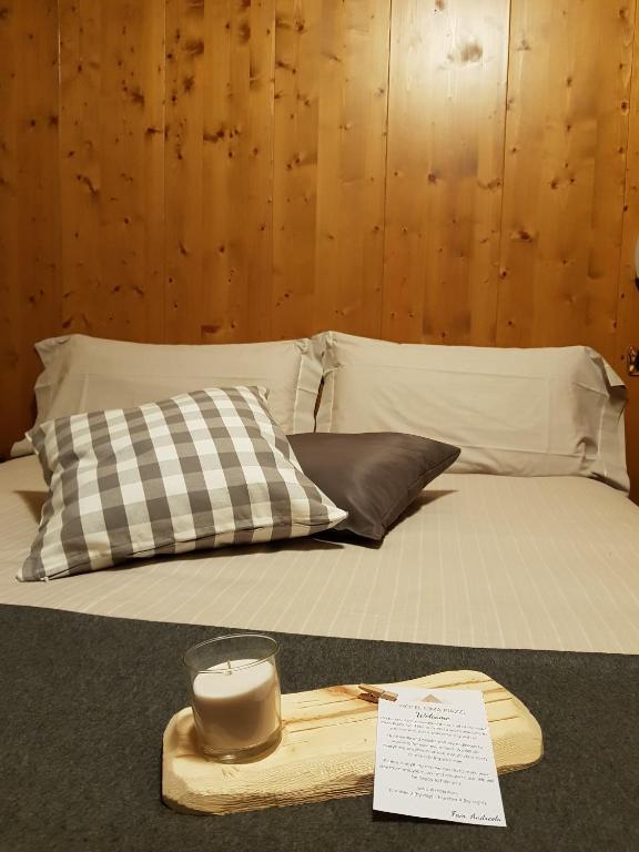 Postel nebo postele na pokoji v ubytování Hotel Cima Piazzi