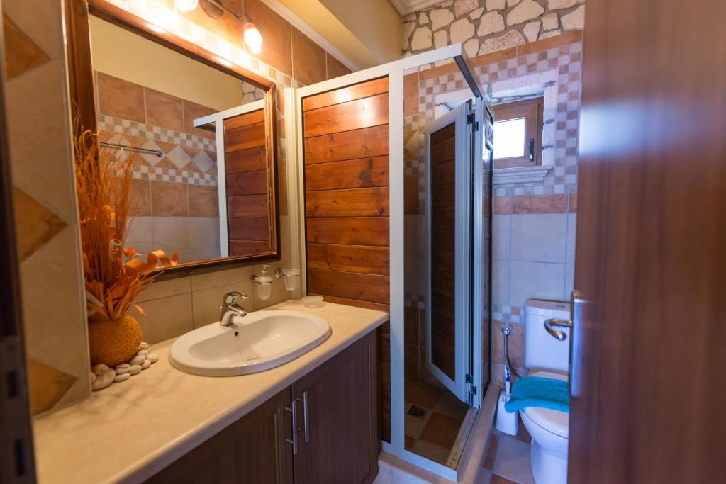 Koupelna v ubytování Luxury Stone Apartments