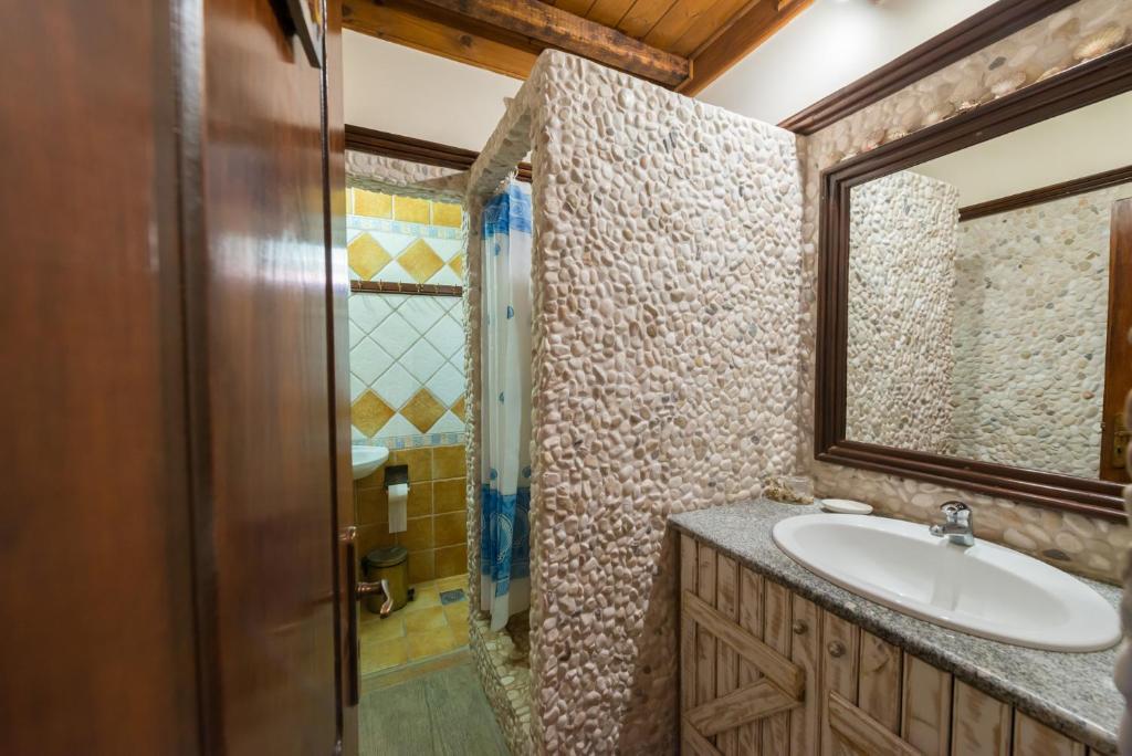 Koupelna v ubytování Luxury Stone Apartments