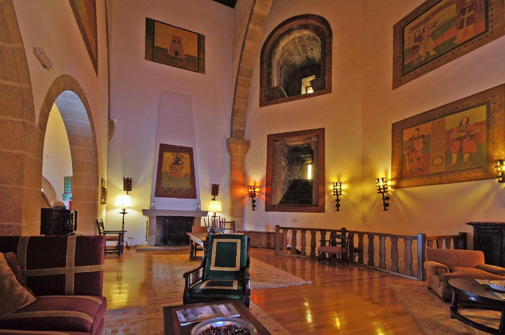 A seating area at Parador de Vilalba