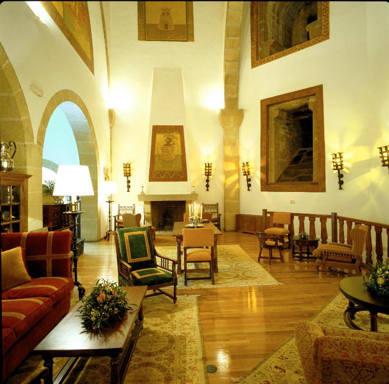 A seating area at Parador de Vilalba