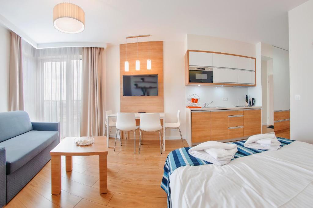 Apartamenty Sun & Snow Marina Kąty Rybackie - blisko Zalewu Wiślanego i portu - Studio