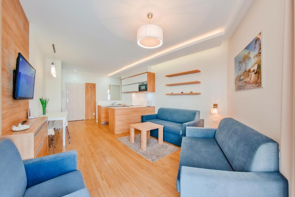 Apartamenty Sun & Snow Marina Kąty Rybackie - blisko Zalewu Wiślanego i portu - One-Bedroom Apartment