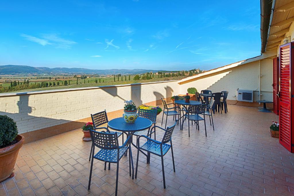 Balkón nebo terasa v ubytování Hotel Castello