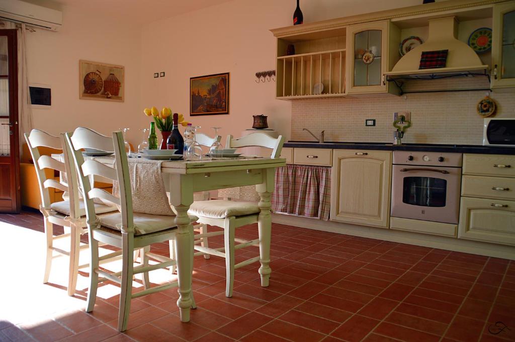 Kuchnia lub aneks kuchenny w obiekcie Agriturismo La Spiga