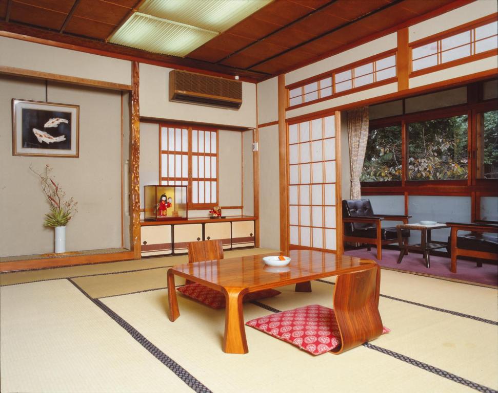 東山温泉　元湯有馬屋にあるシーティングエリア