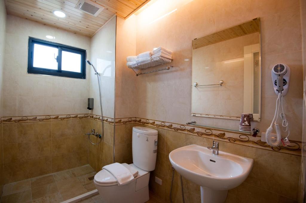 Koupelna v ubytování Habitat Heart B&B