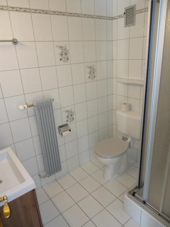 Koupelna v ubytování Haus Orion