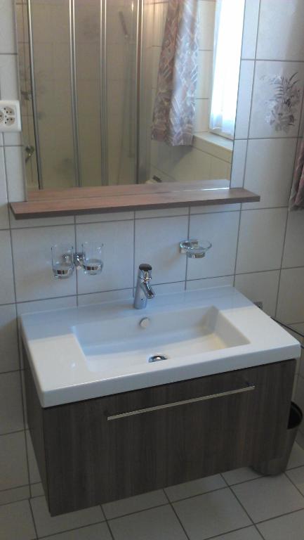 Koupelna v ubytování Haus Orion
