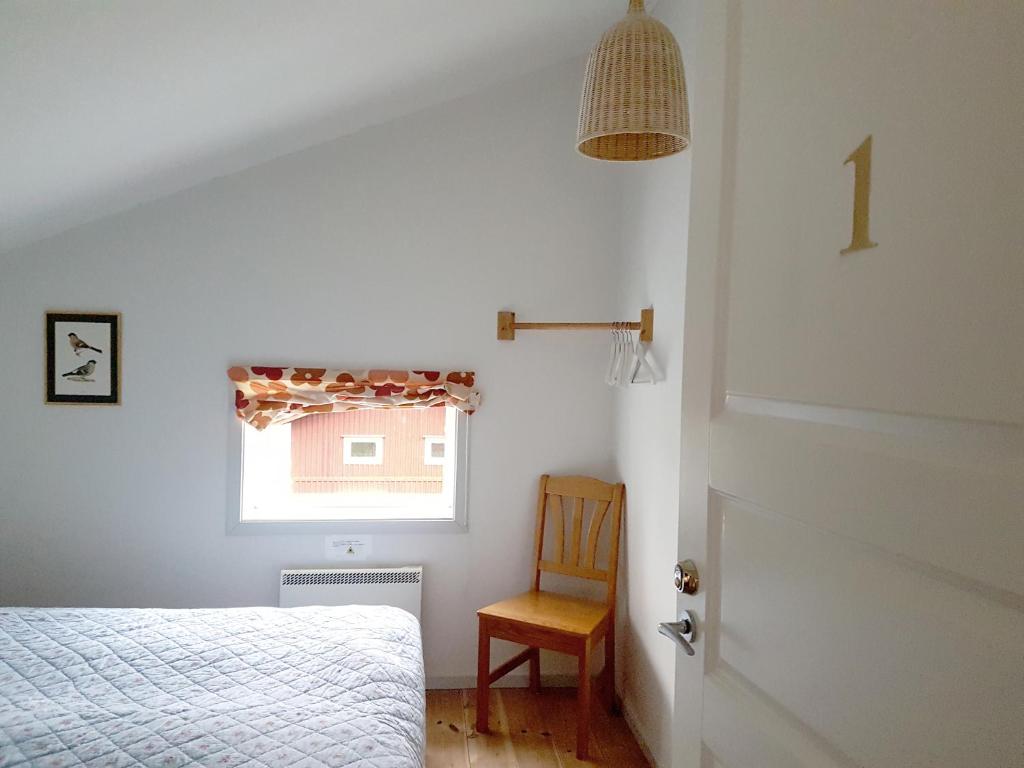 Postel nebo postele na pokoji v ubytování Häradssätter Gård 1