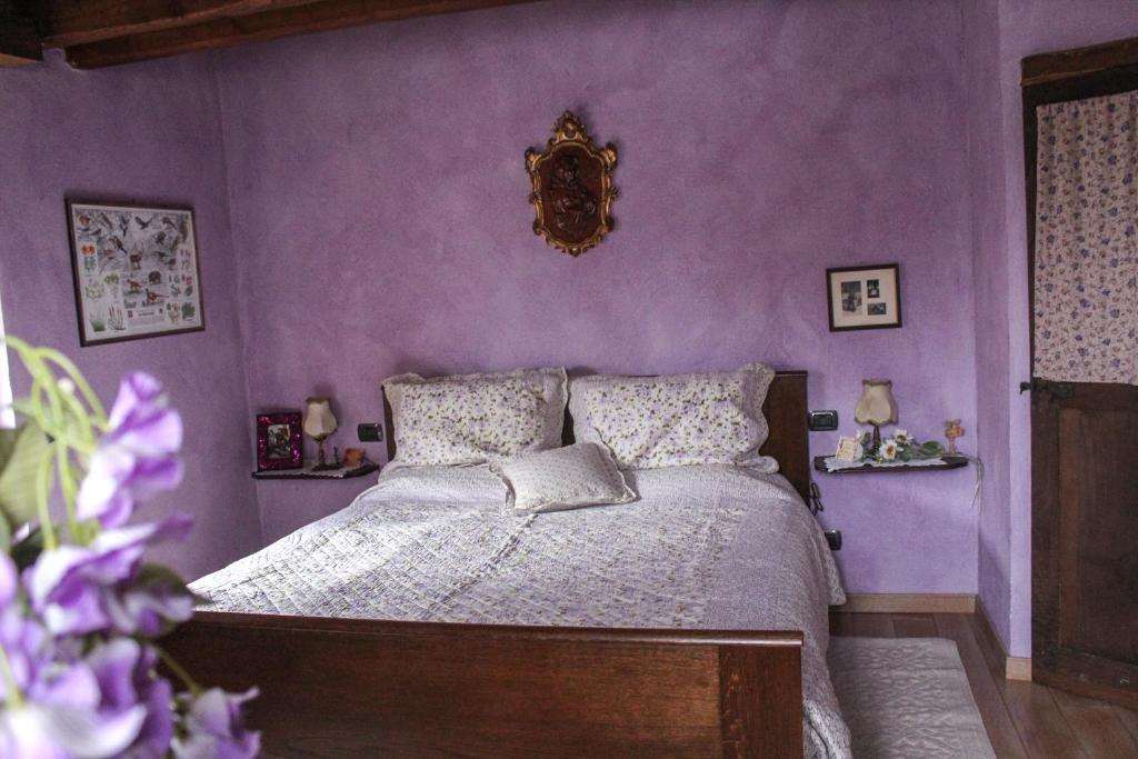 Uma cama ou camas num quarto em Casa Buonumore
