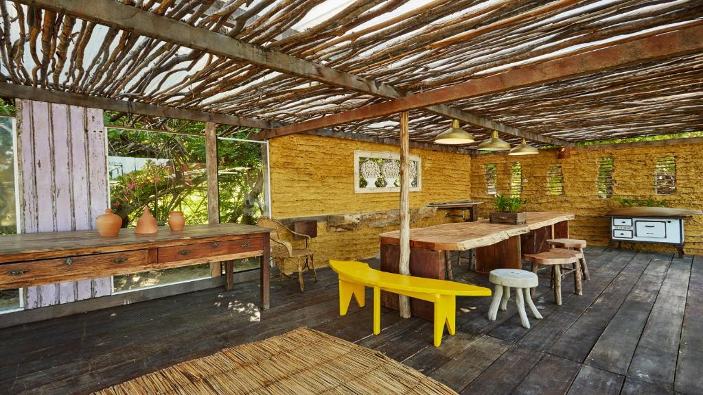 Restaurace v ubytování Estalagem Caiuia